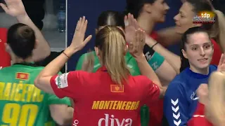 Women's European Handball Ch. Slovenia-Macedonia-Montenegro 2022. PR 3rd M GD. Poland vs. Montenegro